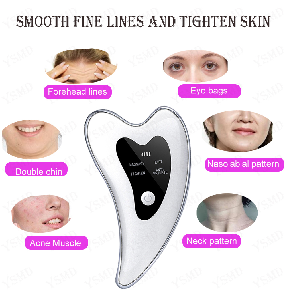 Face Massager Skin scraping massage skin care tool for enhancing firmness anti wrinkle double chin removal neck care electric massager 230724