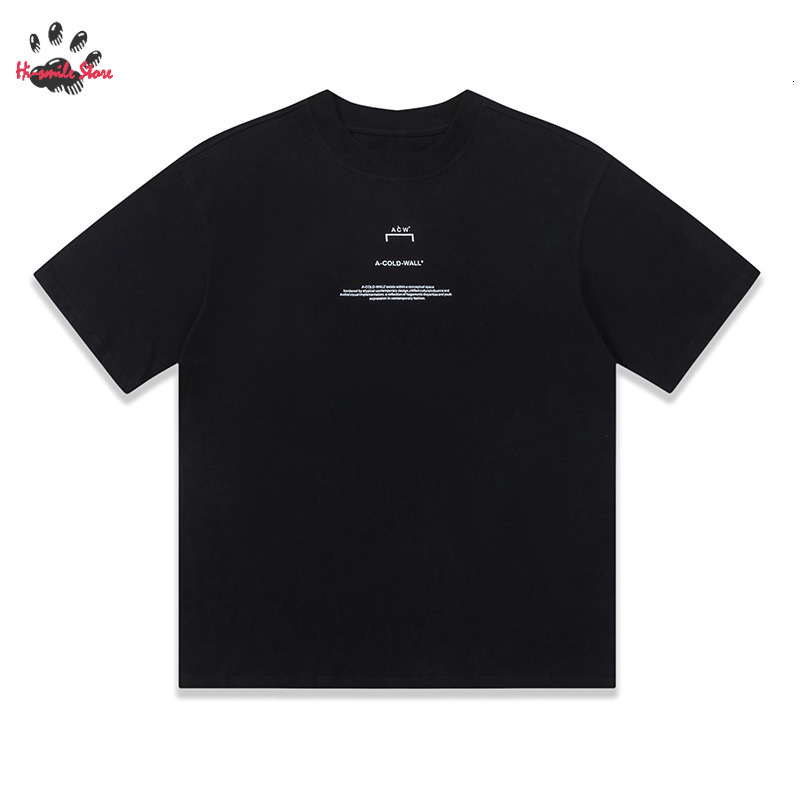 Mens TShirts Streetwear Vintage Print A COLD WALL Tshirts Men Woman 1 Quality Casual Summer Fashion ACW Top Tee 230724