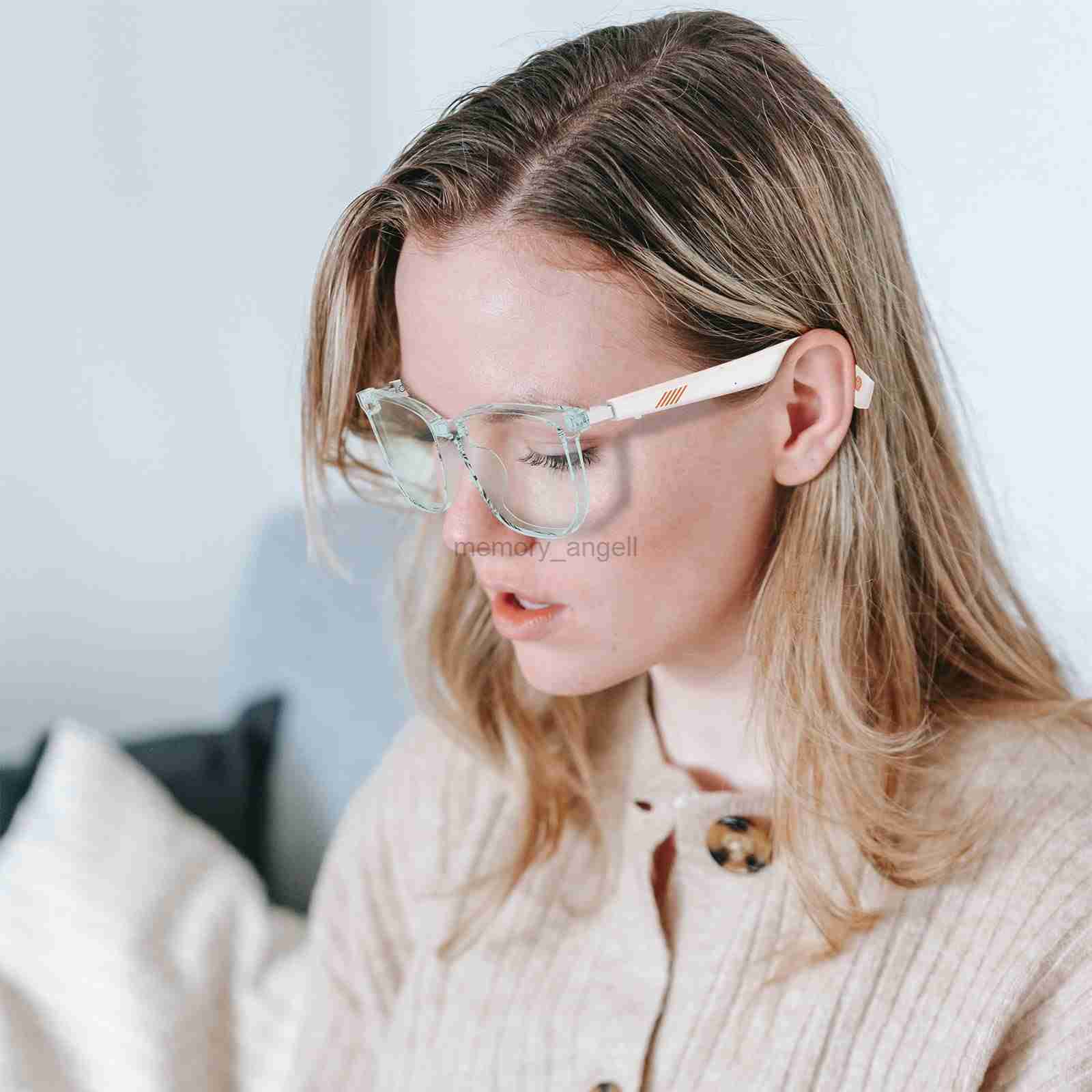 Smart Glasses Smart 3D Anti-Blue Voice Control Glasses Wireless Bluetooth Sunglasses Hands-Free Calling TWS Music Video Waterproof Eyeglasses HKD23072