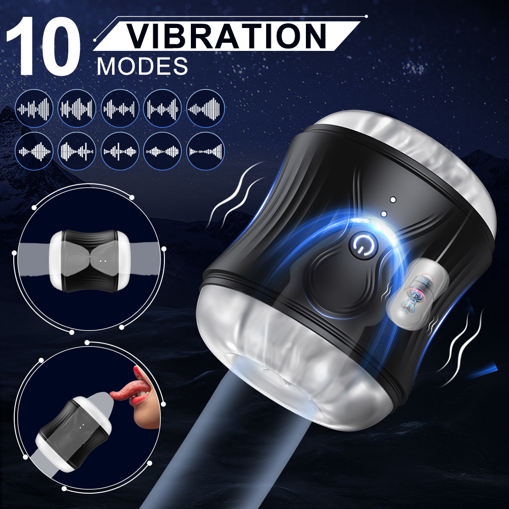 Masturbators Masturbator for Men oral sex Pussy Simulator Vibration Powerful Sequal Machine 230725