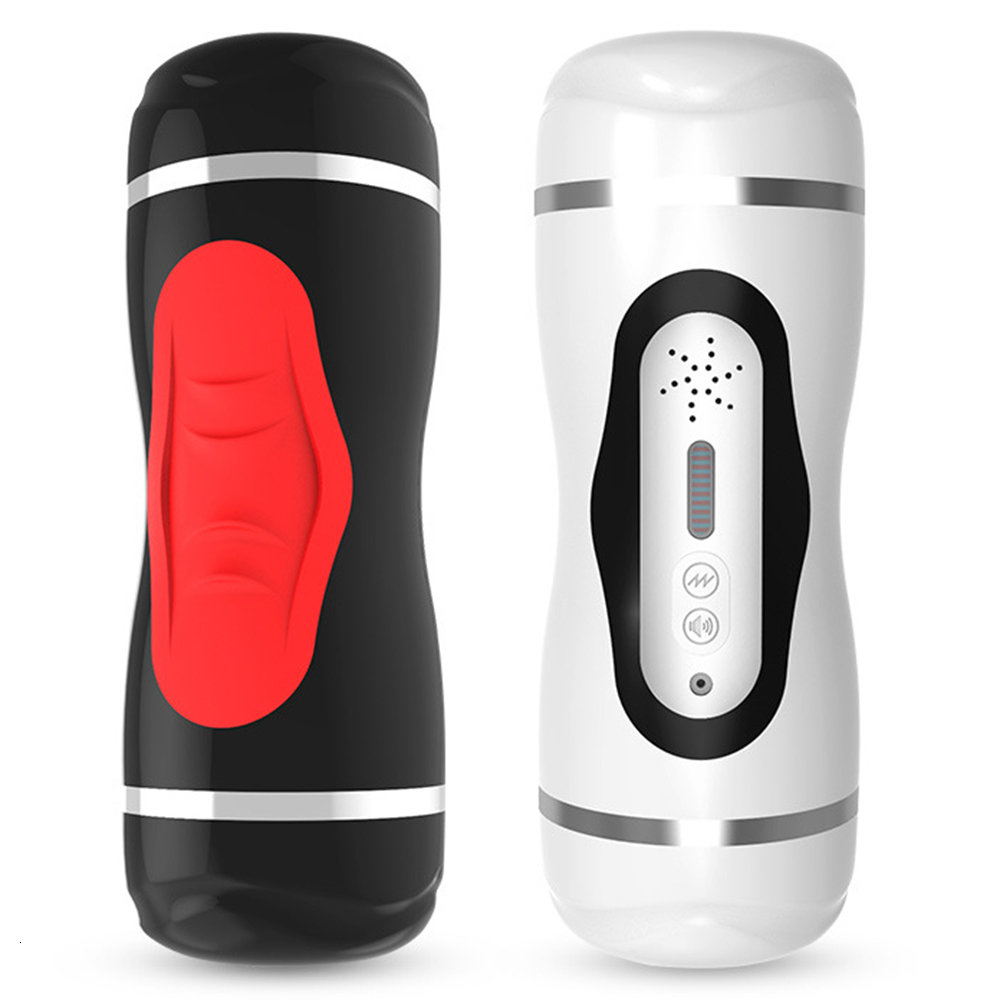 Masturbators 2-in-1 fully automatic male masturbator Pussy oral sex machine oral and vaginal heating masturbation cup sex toy 230725
