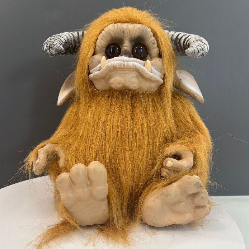 Decorative Objects Figurines Labyrinth Worm Ello Monster Doll Kids Maze Worm Animal Long Hairy Big Mouth Freak Doll Children Birthday Gifts Toys 23072