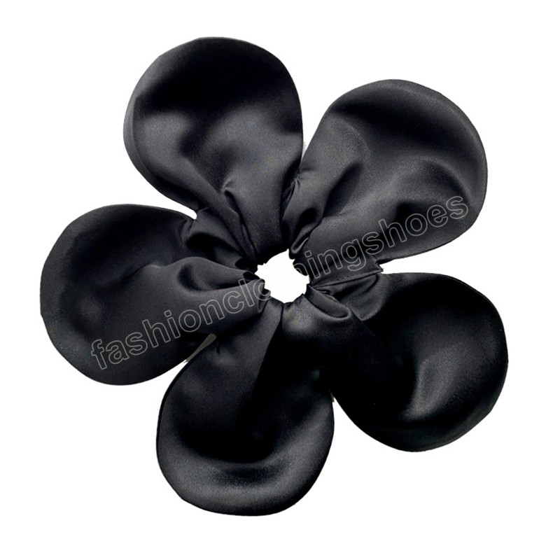 Flower Scrunchies Women Extra-Large Scrunchie Oversized Thick Elastic Fluffy Hair Ties Hair Scrunchies Ponytail Holder