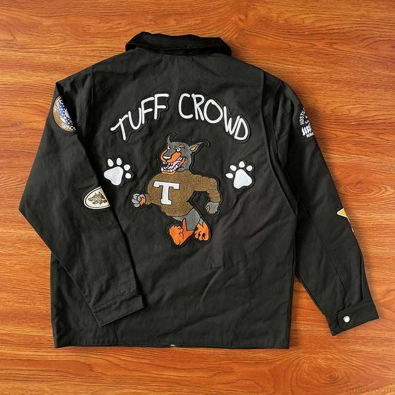 Designer Clothing Mens Jackets Fashion Brand Coat Outdoor Casual Coats Tuff Crowd Millennium Tor Jacket Dog Head Embroidery Panel Zipper Coat Jacket, Shipping fee
Designer Clothing Mens Jackets Fashion Brand Coat Outdoor Casual Coats Tuff Crowd Millennium Tor Jacket Dog Head Embroidery Panel Zipper Coat Jacket, Shipping fee