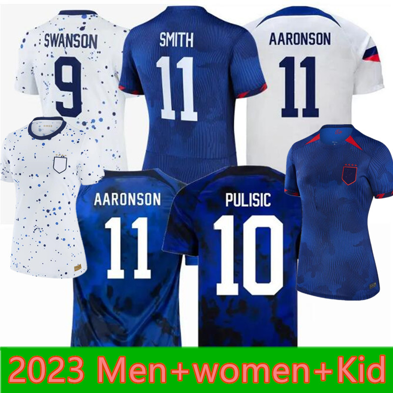 2023 USA Women men kids Team Soccer Jersey PULISIC McKENNIE REYNA AARONSON WEAH MUSAH MORRIS FERREIRA DEST MOORE WRIGHT YEDLIN Rodman Lavelle football shirt adults