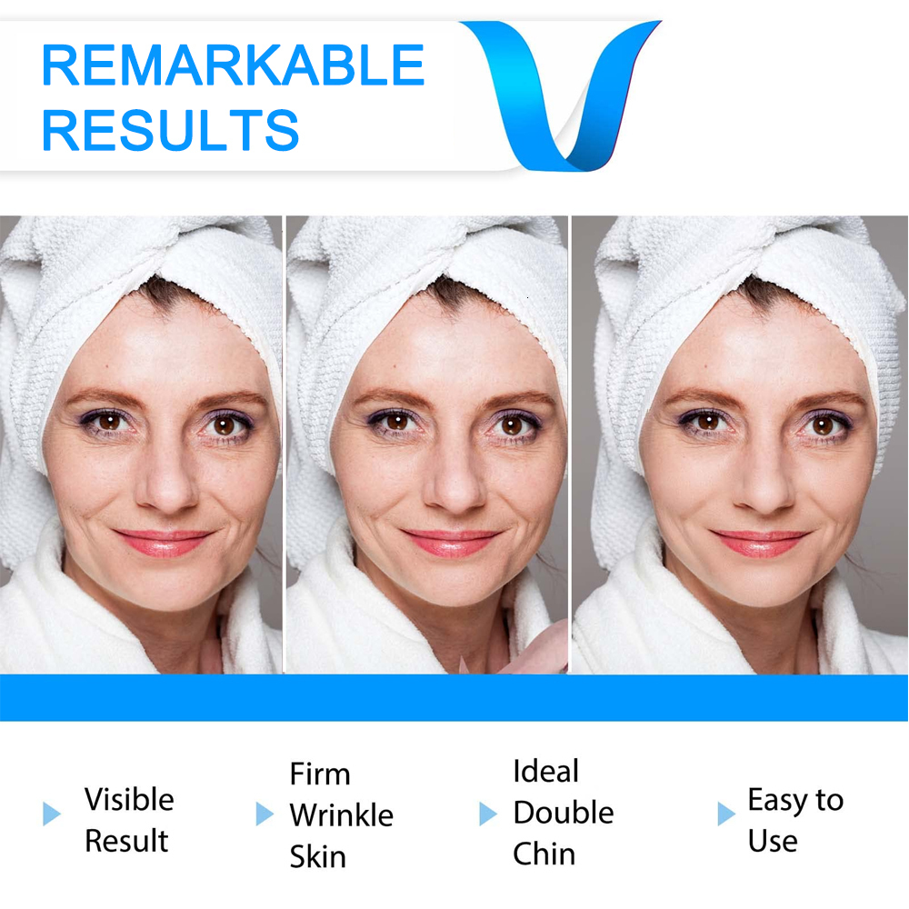 Face Massager EMS lift machine dual chin removal slimming machine V-line lift skin tightening device vibration massager 230724