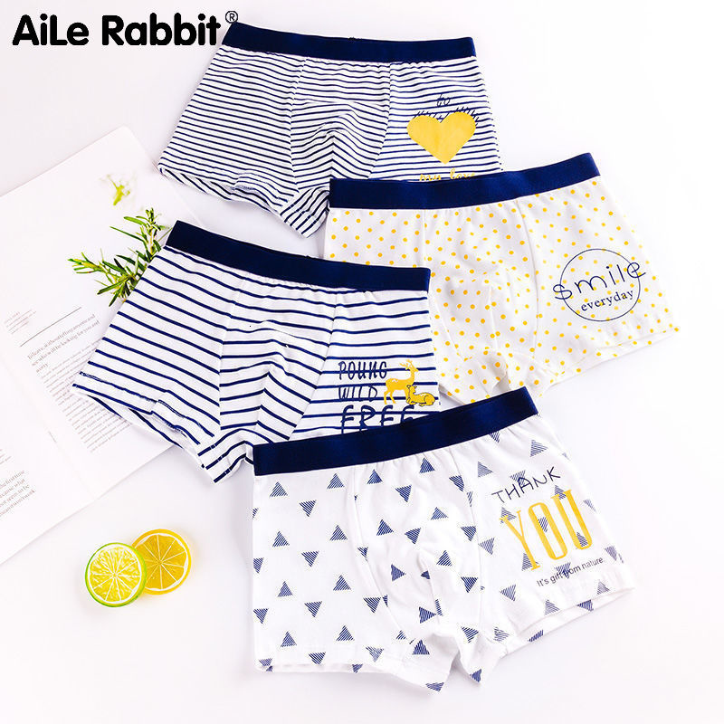 Panties 3 Piece Kids Boys Underwear Cartoon Children s Shorts For Baby Boy Toddler Boxers Stripes Teenagers Cotton Underpants 230724