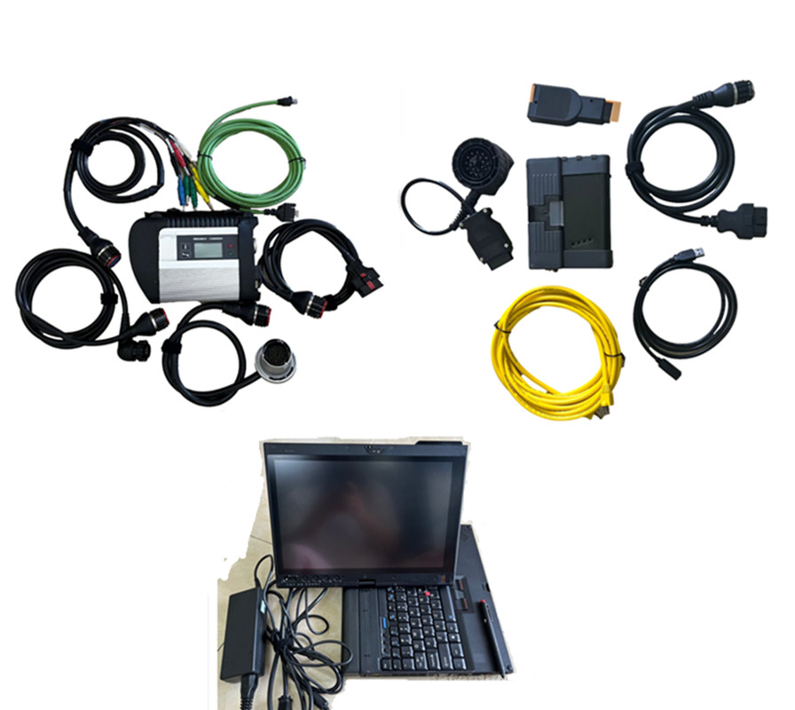 2in1 Mb Star C4 SD Connect Multiplexer With icom next pre-installed both SW laptop x220t i5 Diagnostic Tool Plug and Play