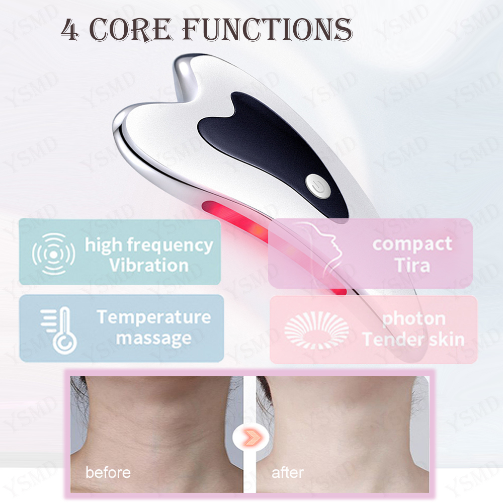 Face Massager Skin scraping massage skin care tool for enhancing firmness anti wrinkle double chin removal neck care electric massager 230724
