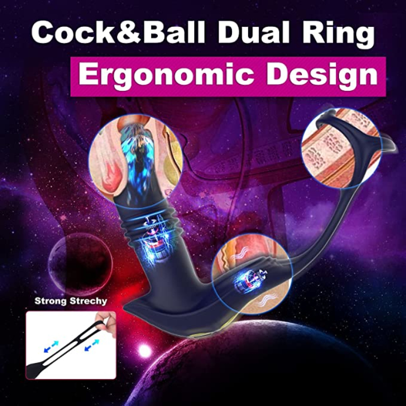 Anal Toys Massager anus vibrator male prostate massager Cock ring remote control buttock plug delay Ejaculation locking penis 230724