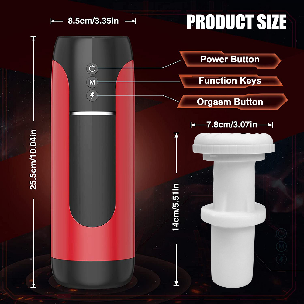 Masturbators Automatic Telescopic Male Masturbator Masturbation Cup Sex Toys for Men Adult Products 230725