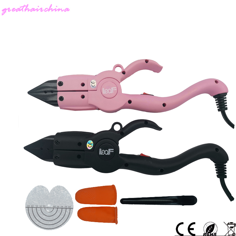 Connectors 1Pcs Factory Outlet Temperature Constant Flat Plate Fusion Heat Iron Hair Extension Keratin Bonding Tools Insulated Fingers 230724