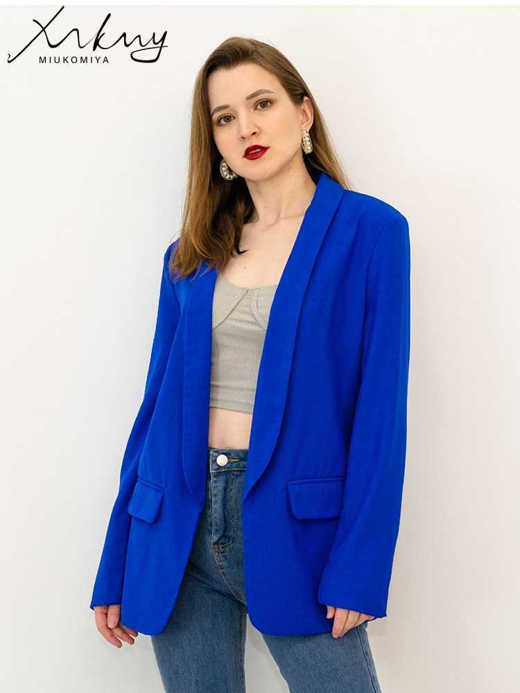 Rose Red Blazers For Women Spring 2023 Casual Coats Black Women's Jacket Suit Basic Slim Summer Blazer Women Jacket Office