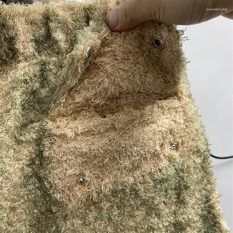 Men's Shorts 23Ss Fasion Cpfm.Xyz Fuzzy Plush Short Men Women 1:1 Quality CPFM XYZ The Breeches