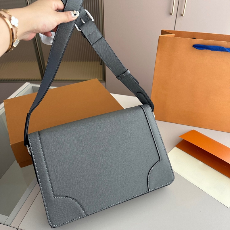 Fashion Messenger Bag Men Leather Shoulder Bag Vintage Handbag Designer Crossbody Luxury Brand Women Man Purse Tote Wallet