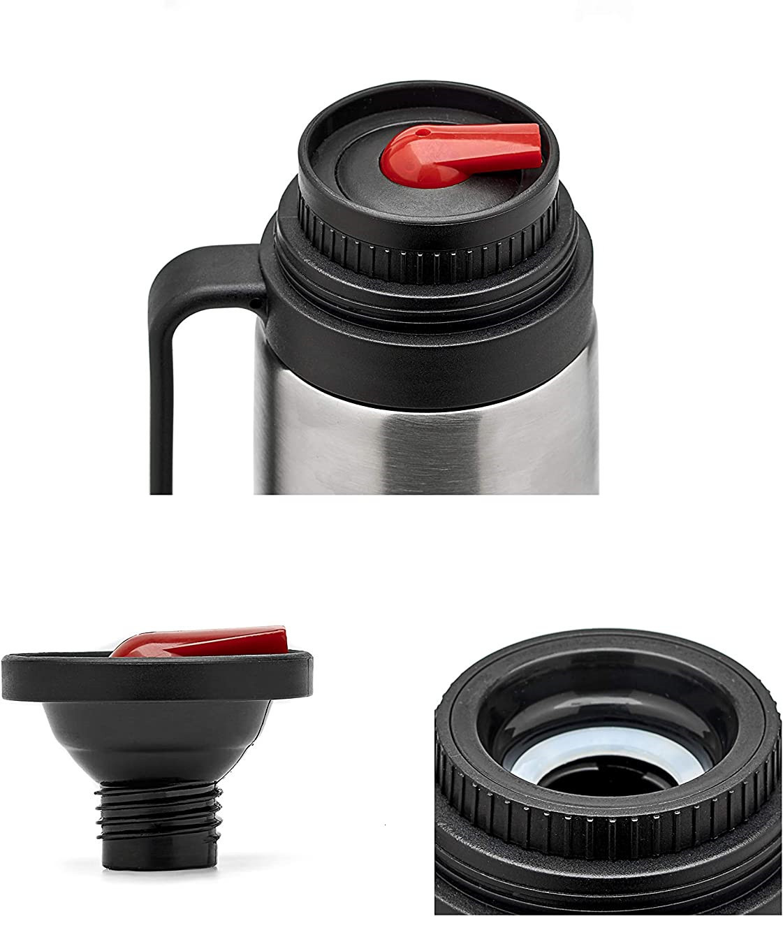 Tea Cups 1000ml Double Wall Stainless Steel Vacuum Insulated termos Lid Mug with Handle Yerba thermos mate bottle for cup 230726