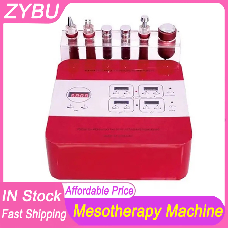 Multifunctional 6 In 1 Cell Awaken Anti-wrinkle Black Circle No-Needle Mesotherapy RF Micro Electricity Pulse Skin Rejuvenation Eye Electroporation Be