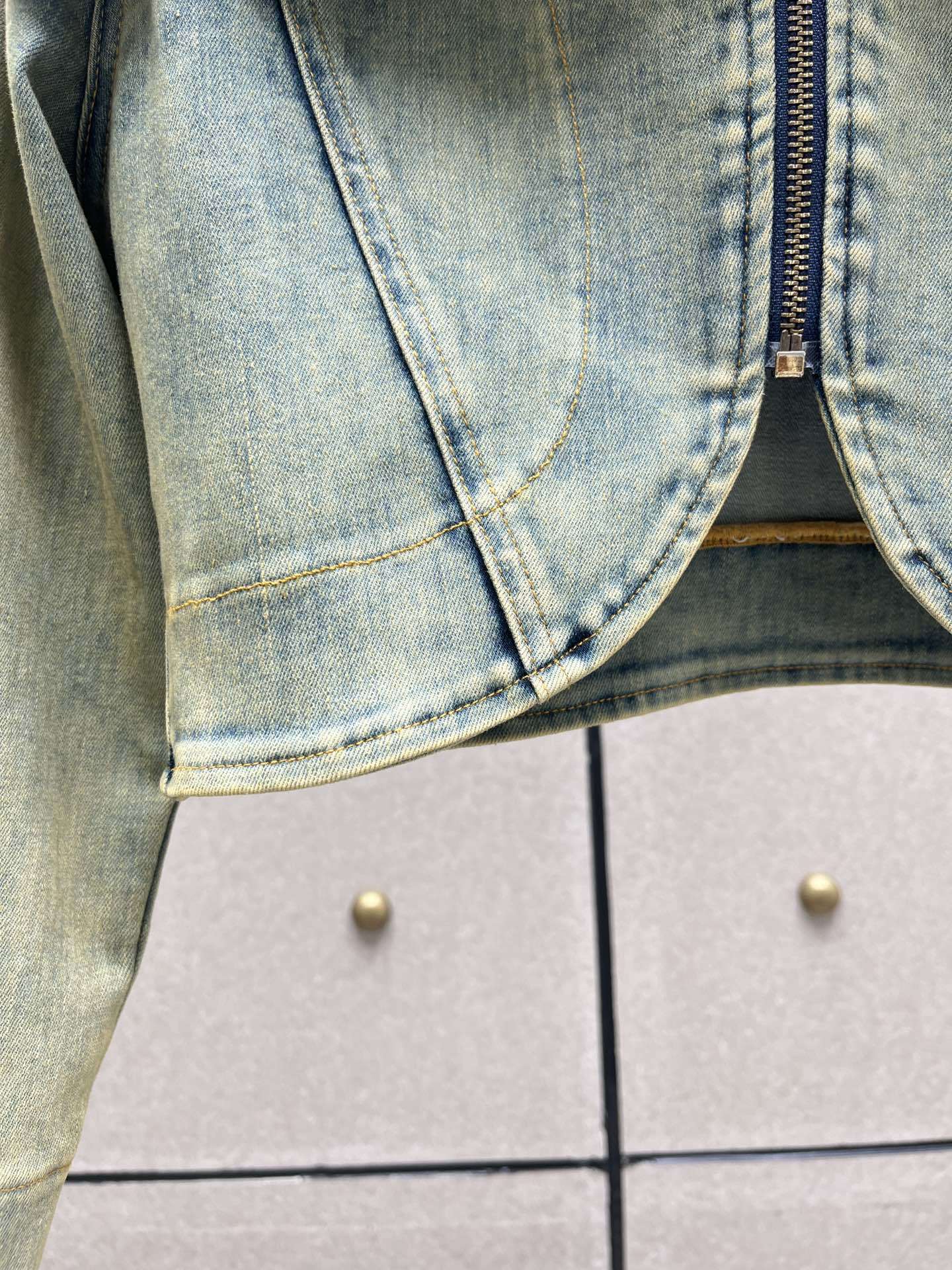 Womens Jackets The spring and summer cowboy zipper jacket 0702 230726