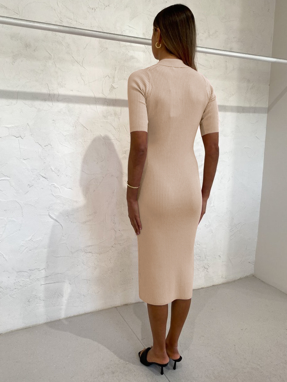 Dress for women Short Sleeve Dresses designer dress women New button lapel sleeve slim thread Fashion able women's clothing sells well high waist