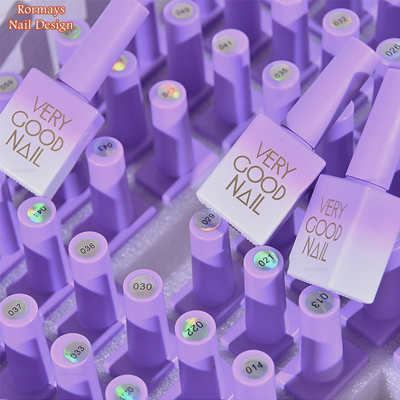 Rormays 60 Color Gel Nail Polish Set 15ML Summer Popular Iridescence Sequins Nail Gel UV LED Primer Matte Mix Full Cover Nail Art Design Gel Factory W