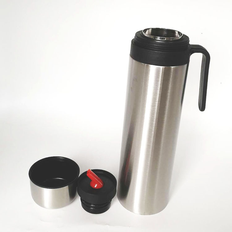 Tea Cups 1000ml Double Wall Stainless Steel Vacuum Insulated termos Lid Mug with Handle Yerba thermos mate bottle for cup 230726