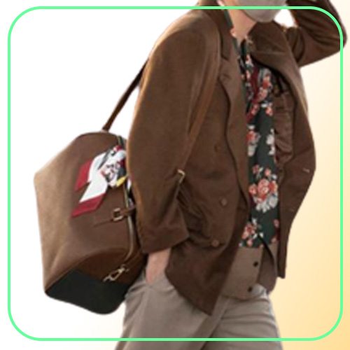 Duffel Bags Kim Taehyung Design Large Capacity Backpack Soft Leather Mute Boston Bag Messenger Shoulder Couple Birthday Gift C33Du