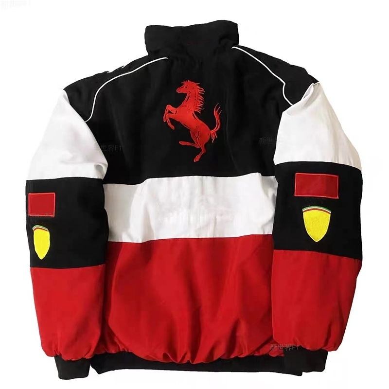 Women's Jackets Winter Clothes Vintage Colorblock Women Bomber Varsity Jacket Printed Casual Zipper Long Sleeve Racing Coat 230725