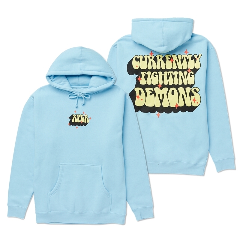 Mens Hoodies Sweatshirts XPLR Sam and Colby Fighting Demons Merch For MenWomen Street Style Fashion Sweatshirt Long Sleeve 230725