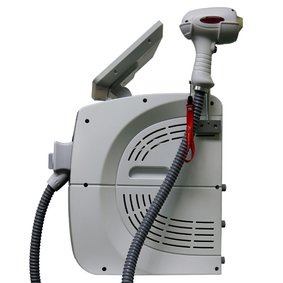 Portable Painless Permanent Hair Removal Machine 755nm 808nm 1064nm Diode Laser Depilation Acne Treatment Skin Firming Single Handle Device