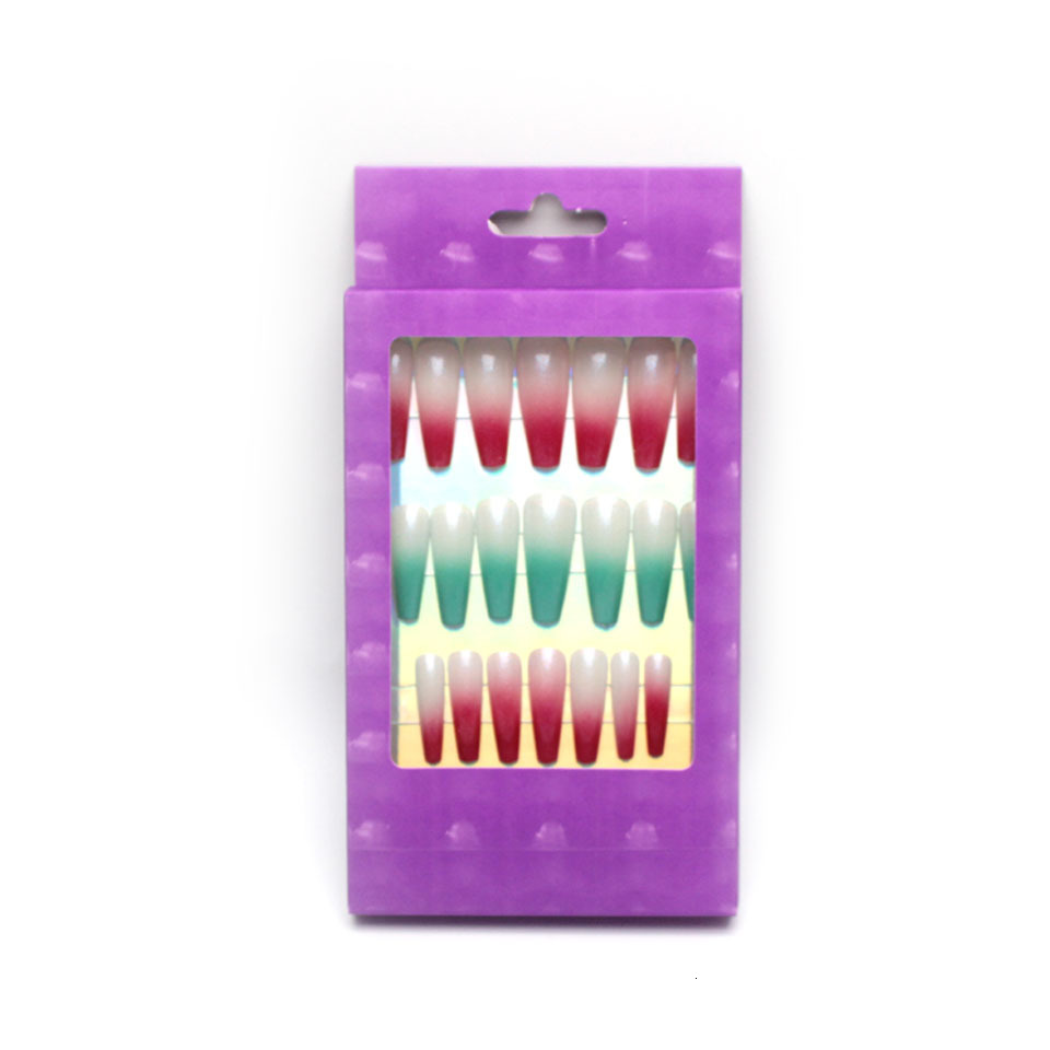 False Nails Nail Tips Box Case Empty With Card Wholesale In Bulk 10 20 30 50 Pieces Paper Boxes Packaging Press On Small Business 230726