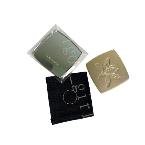 New Arrival Compact Mirrors Sublimage Mirror Luxury Brand Girl Makeup Tools With Dust Bag Camellia Flower Print Top Quality