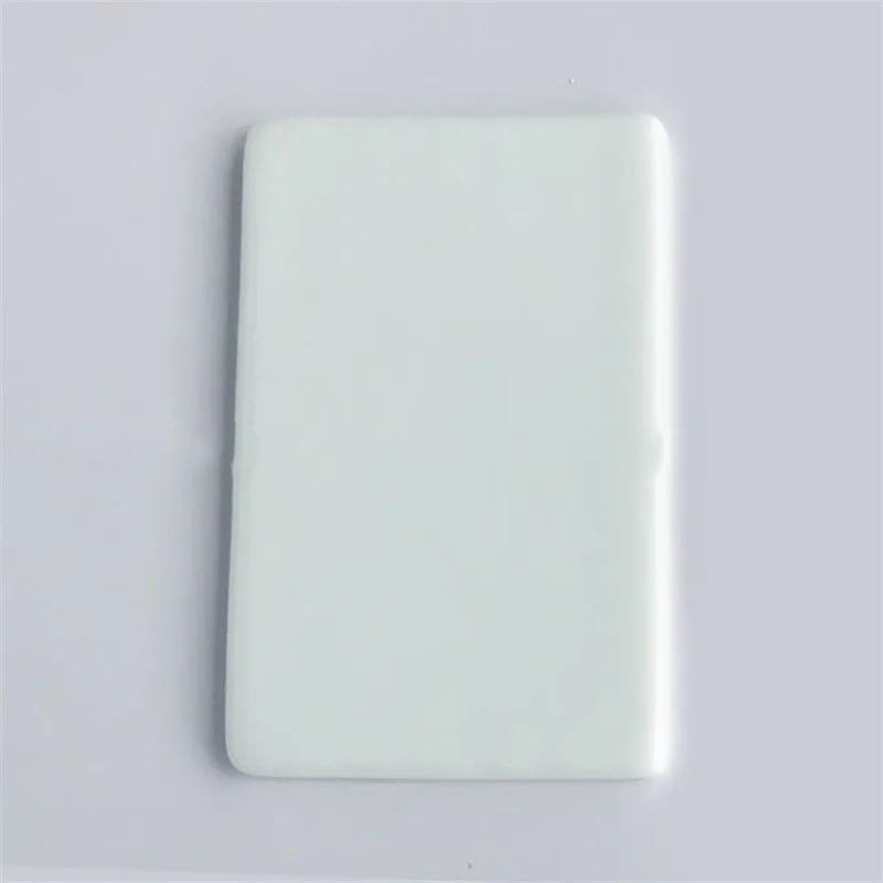 Sublimation Ceramics Fridge Magnets Heart Shape Blank Heat Transfer Refrigerator Magnet Stickers LL