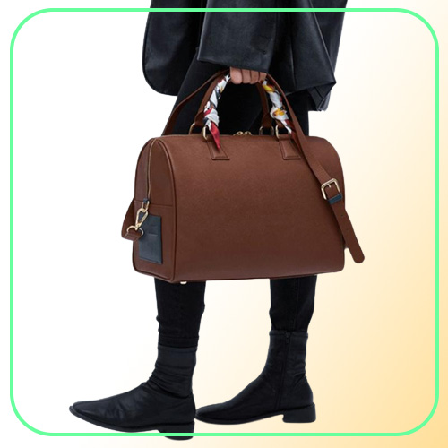 Duffel Bags Kim Taehyung Design Large Capacity Backpack Soft Leather Mute Boston Bag Messenger Shoulder Couple Birthday Gift C33Du