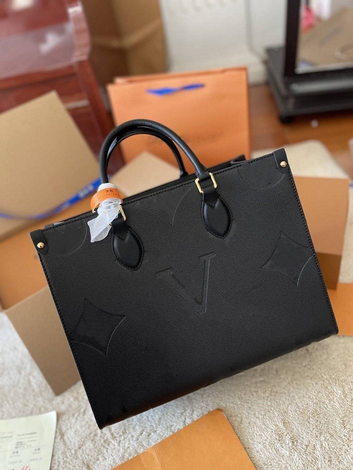 Onthego Large Capacity Totes Fashion Sac Femme Leather Designer Women Shoulder Bags Louiseitys Handbag Handle Lady Shopping Bag Lvsity Lvity Female-image