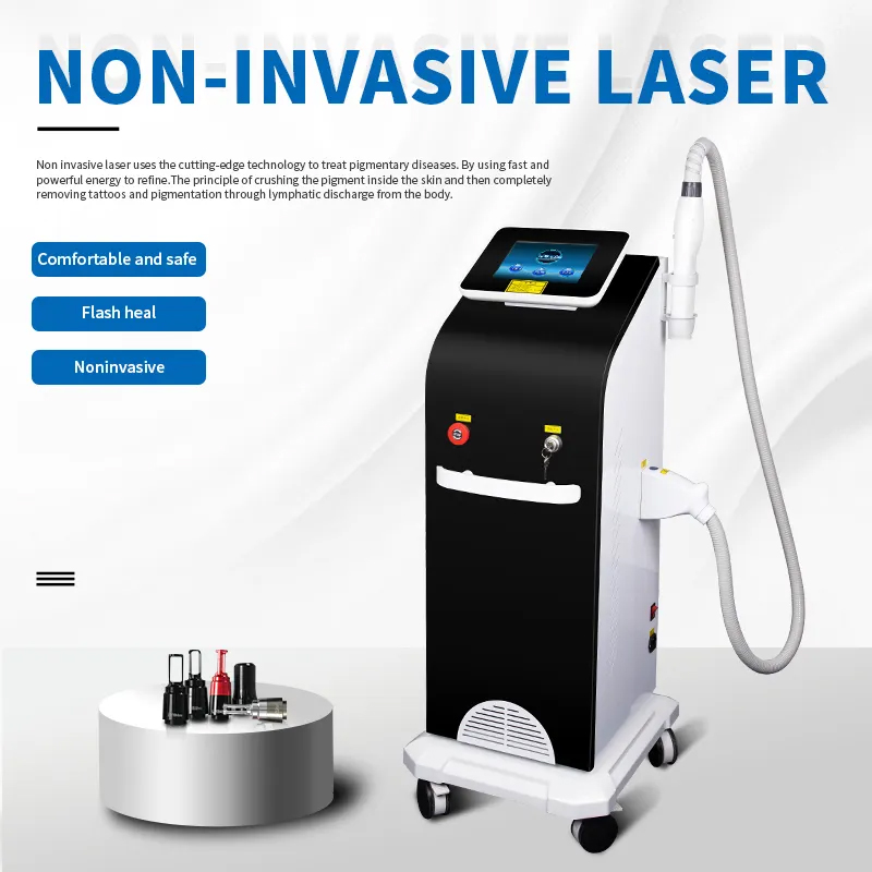 Hot Sales Picosecond Laser Tattoo Removal Machine Nd Yag Laser System Pigment Removal Whitening Face Lift Acne Treatment Skin Rejuvenation Beauty Equi