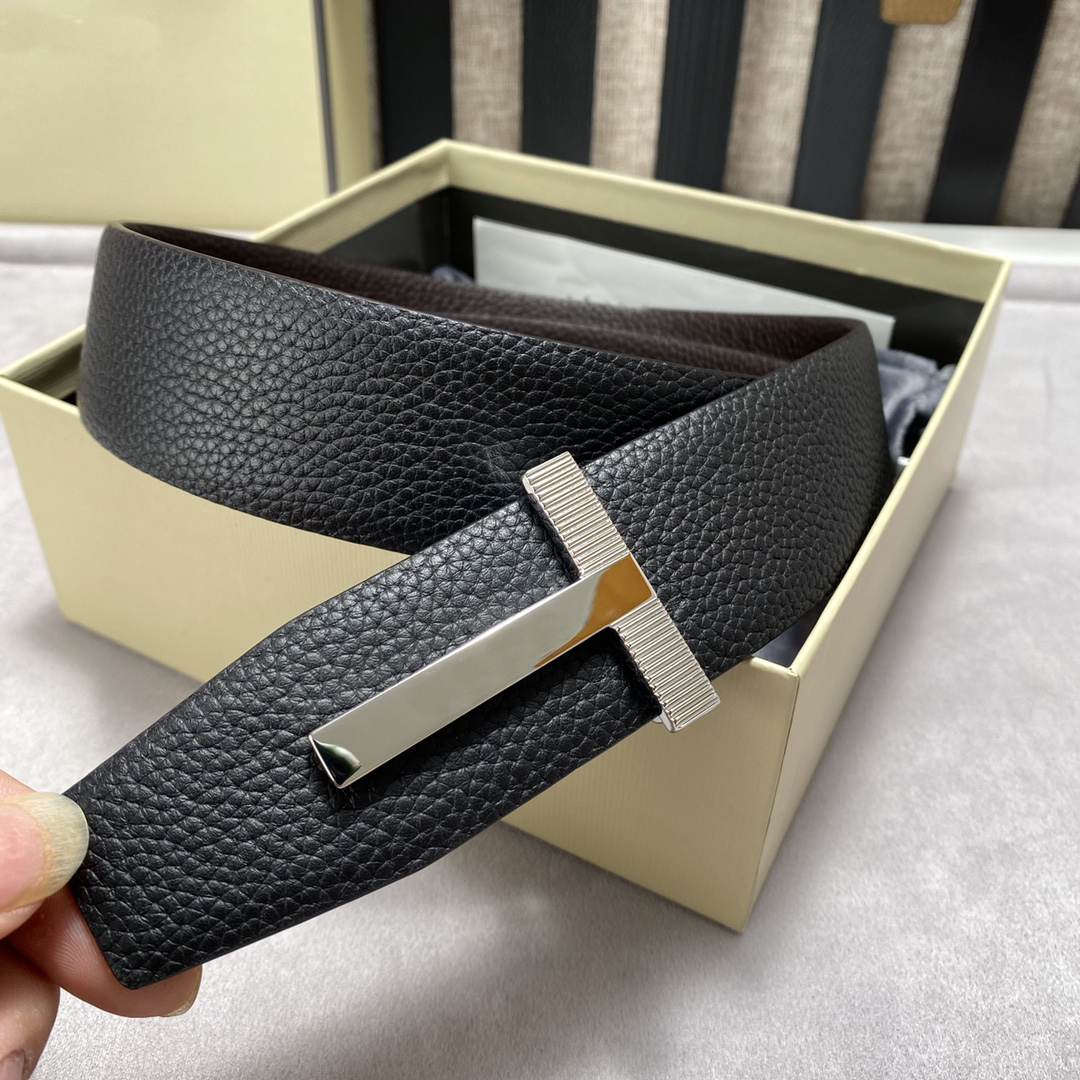 with box luxury designer belt new style men clothings accessories belts big buckle fashion women high quality 3a genuine leathe tom fords fordd tommyhilfigee tf XZAQ