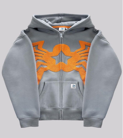 Mens Hoodies Sweatshirts American retro embroidery zipper hooded jacket for men and women Harajuku high street loose vibe sports cardigan 230725