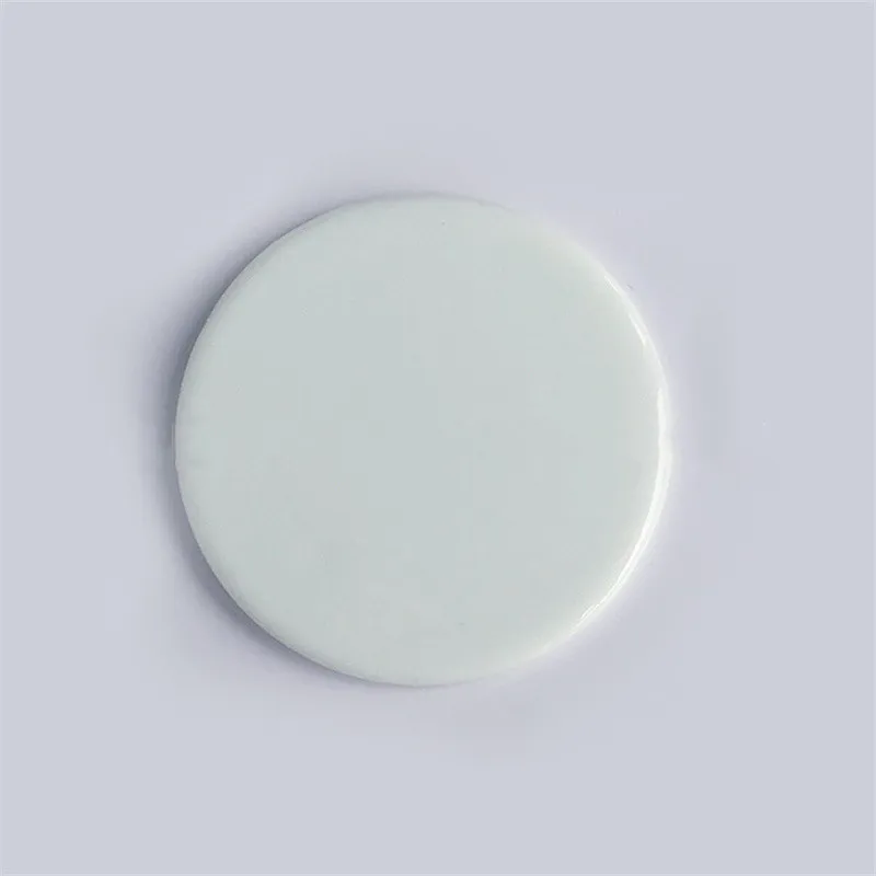 Sublimation Ceramics Fridge Magnets Heart Shape Blank Heat Transfer Refrigerator Magnet Stickers LL