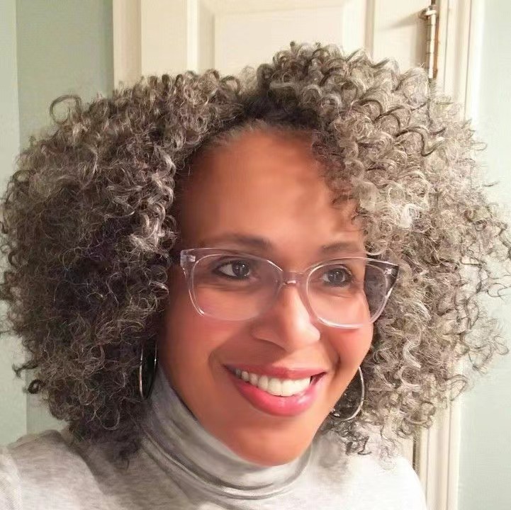 Black and white mixed grey dark roots spiral curl kinky curly salt and pepper wig none lace breahtable cap with bang short bob hairstyle