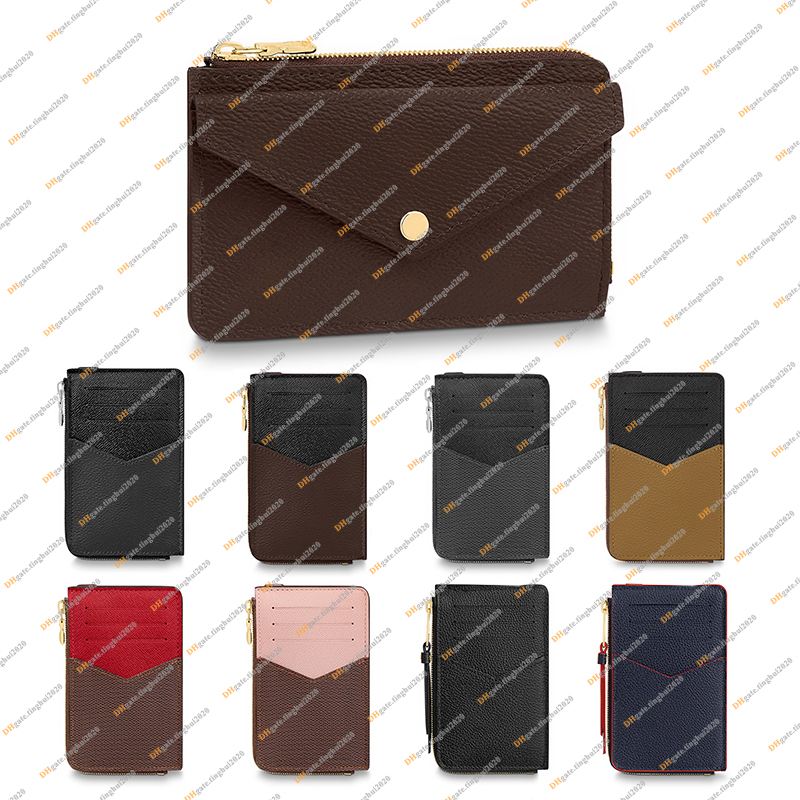 Unisex Fashion Designer Luxury RECTO VERSO Wallet Key Pouch Coin Purse Credit Card Holder TOP Mirror Quality M69431 M69420 M69421 N60405 M81303 N60406 Business