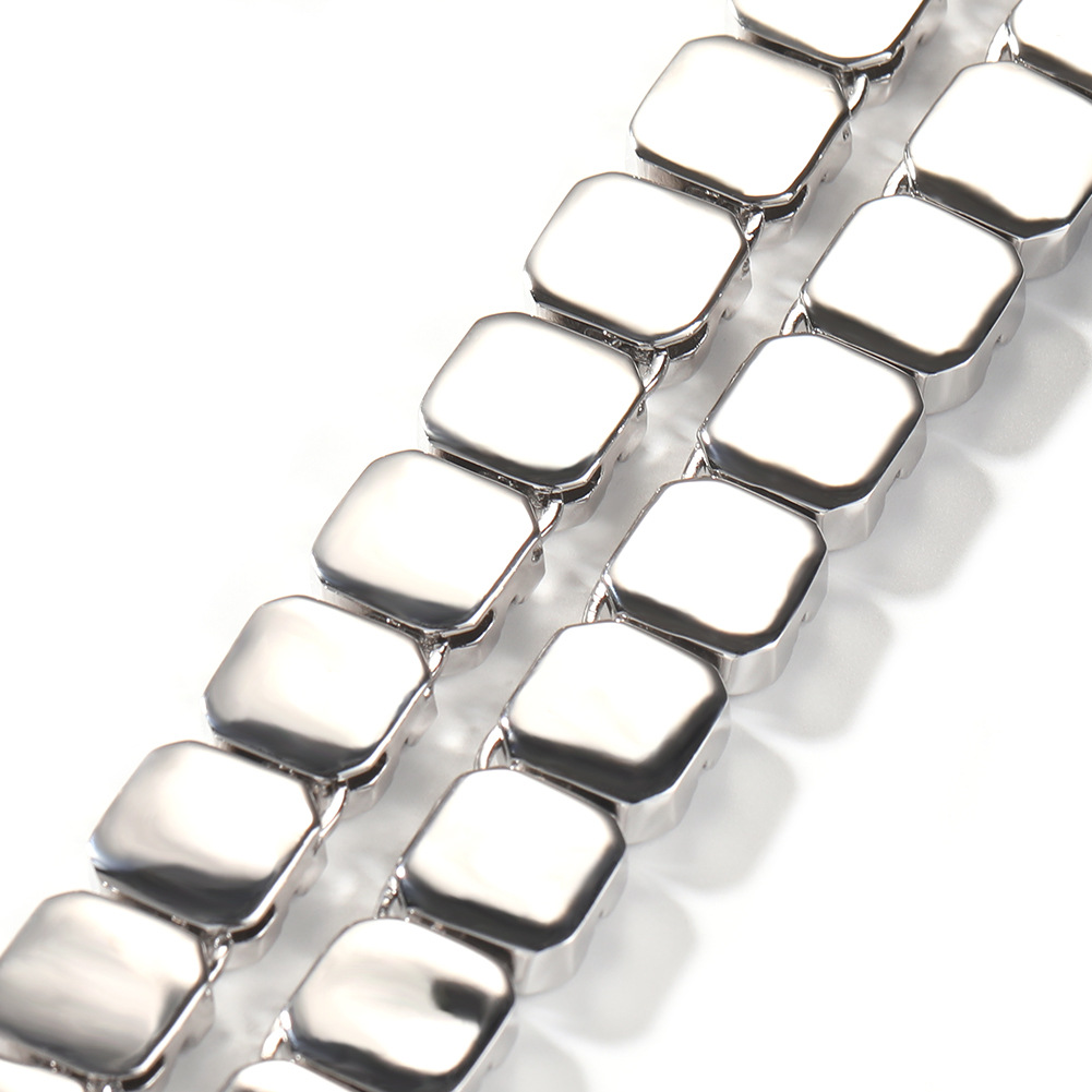 12mm Hip Hop Rock Candy Chain Mens Necklace Bling T Zircon Cross 18k Gold Chain