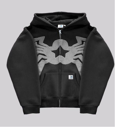 Mens Hoodies Sweatshirts American retro embroidery zipper hooded jacket for men and women Harajuku high street loose vibe sports cardigan 230725