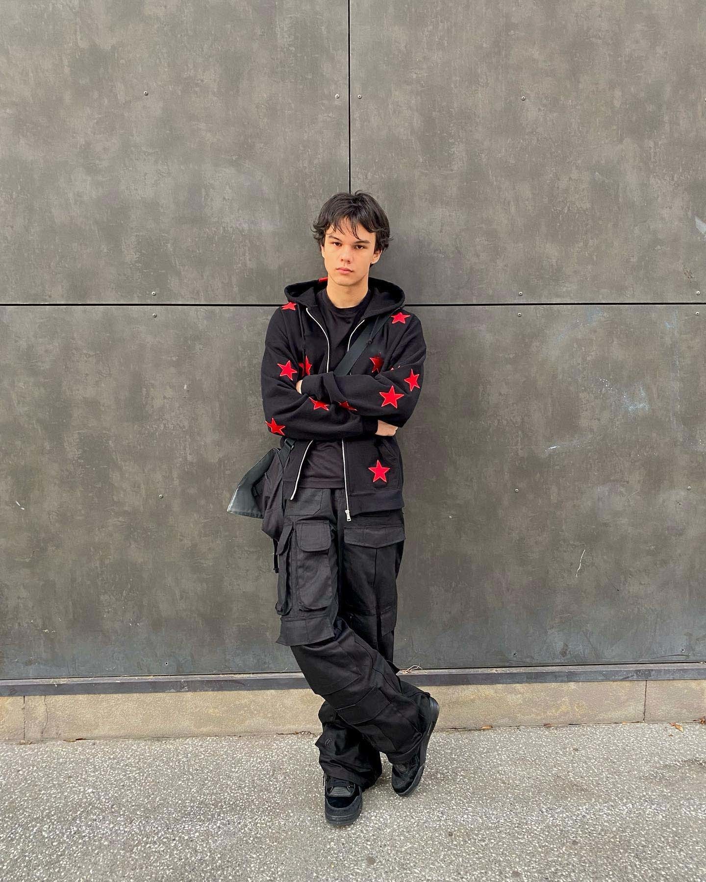 Men's Hoodies Sweatshirts vintage Fashion star graphic fairy grunge Men Women Long-sleeved Zip Hoodie Jacket OverSize Streetwear Y2K clothes emo 