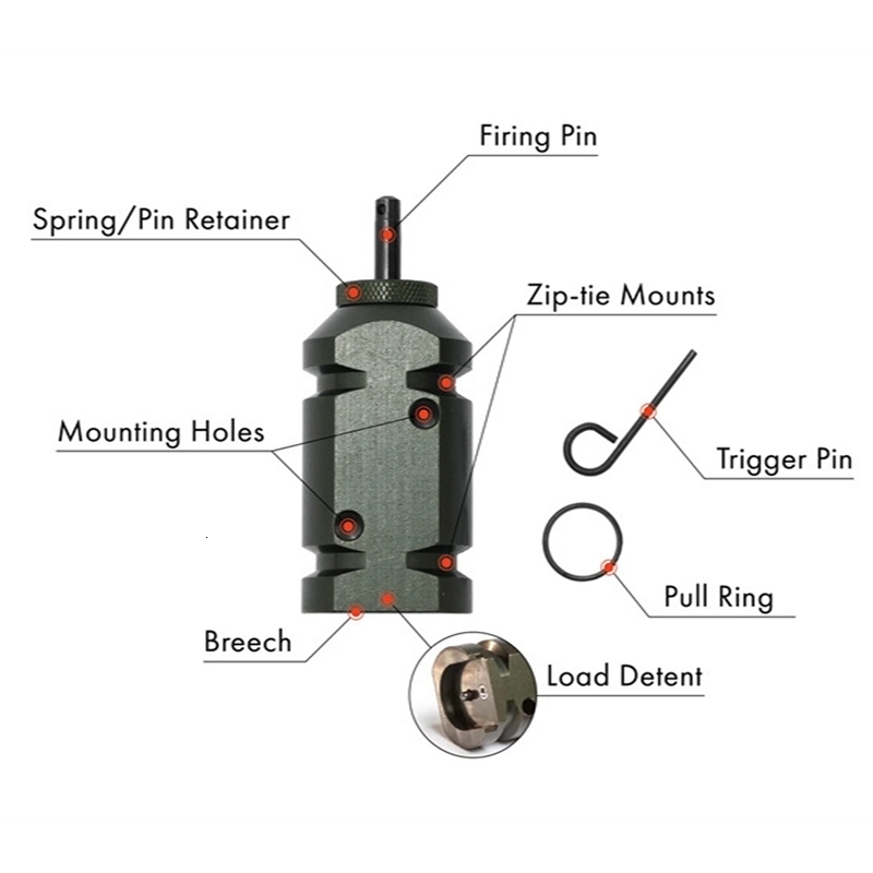 Outdoor Gadgets Perimeter Trip Alarm Camping Trigger Device 360 Degrees Coverage Prevent Theft Animal Early Warning Security 230726