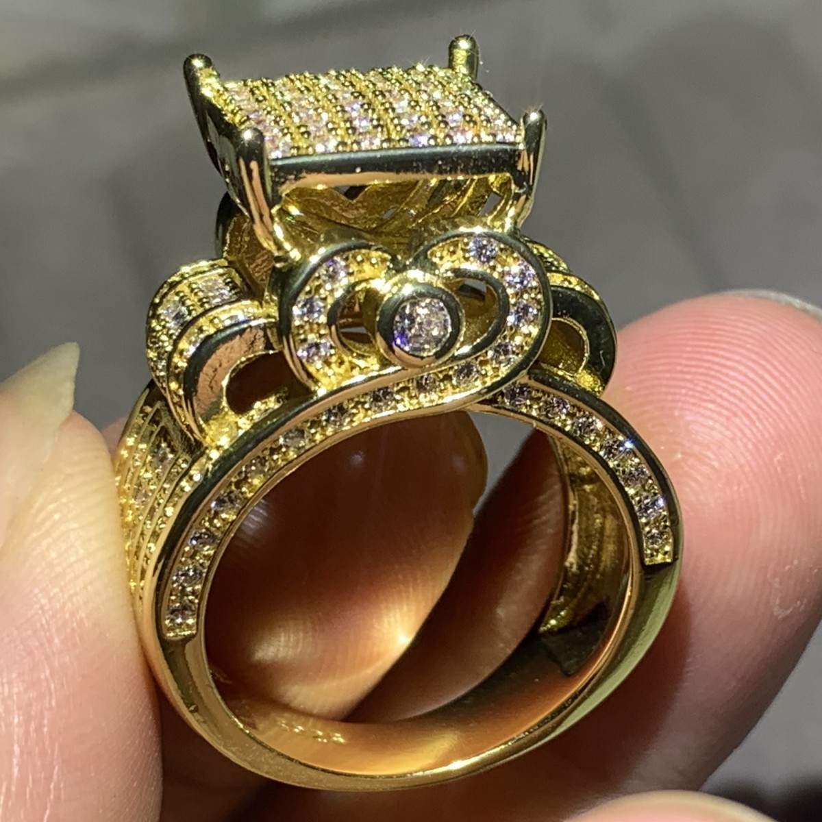 Wedding Rings Luxury Designer Jewelry Choucong Brand 925 Sterling Silver Gold Fill Pave 5A Cubic Zircon CZ Diamond Eternity Women Engagement Band Ring