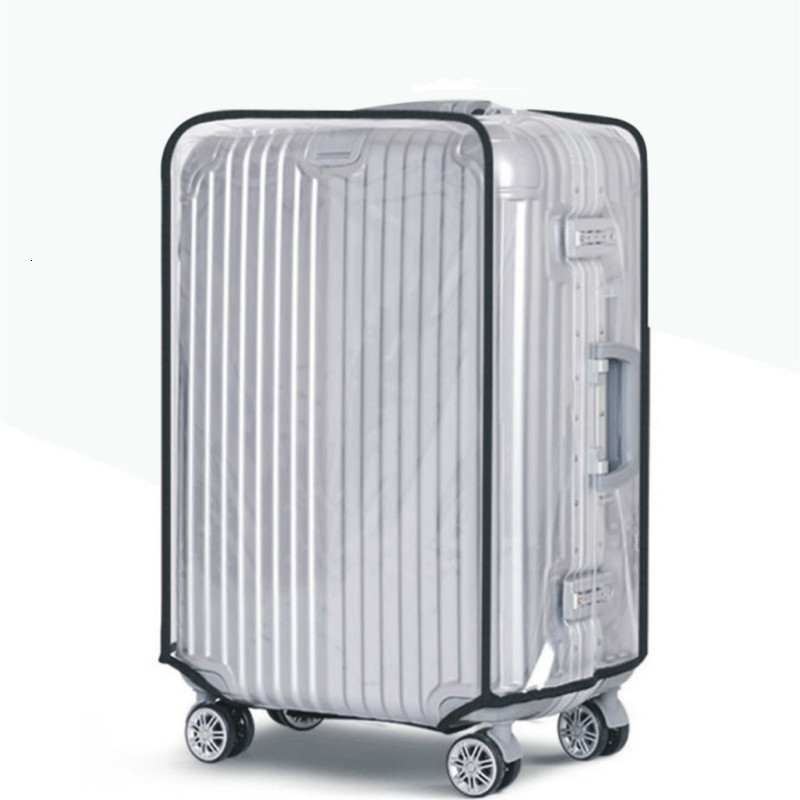 Bag Parts Accessories Transparent PVC Luggage Cover Waterproof Trolley Suitcase Dust Cover Dustproof Travel Accessories Travel Organizer 230726