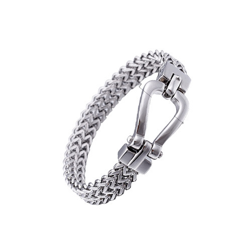Bracelet Men039s Bracelets 210MM Silver New Polished Chain Fashion Jewelry Male 316 L Stainless Steel KALEN