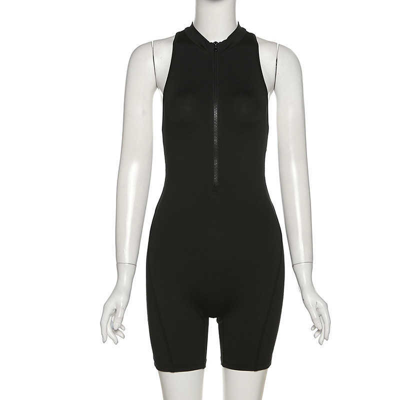 2023 womens spring new sexy backless high waist sleeveless tight hip sports Jumpsuit women tracksuits sport suits