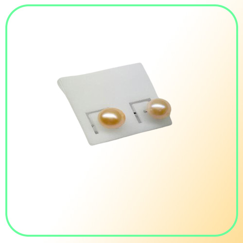 50Pairslot Pearl Earring Silver Nail Stud For DIY Craft Fashion Jewelry Gift Mix color W1