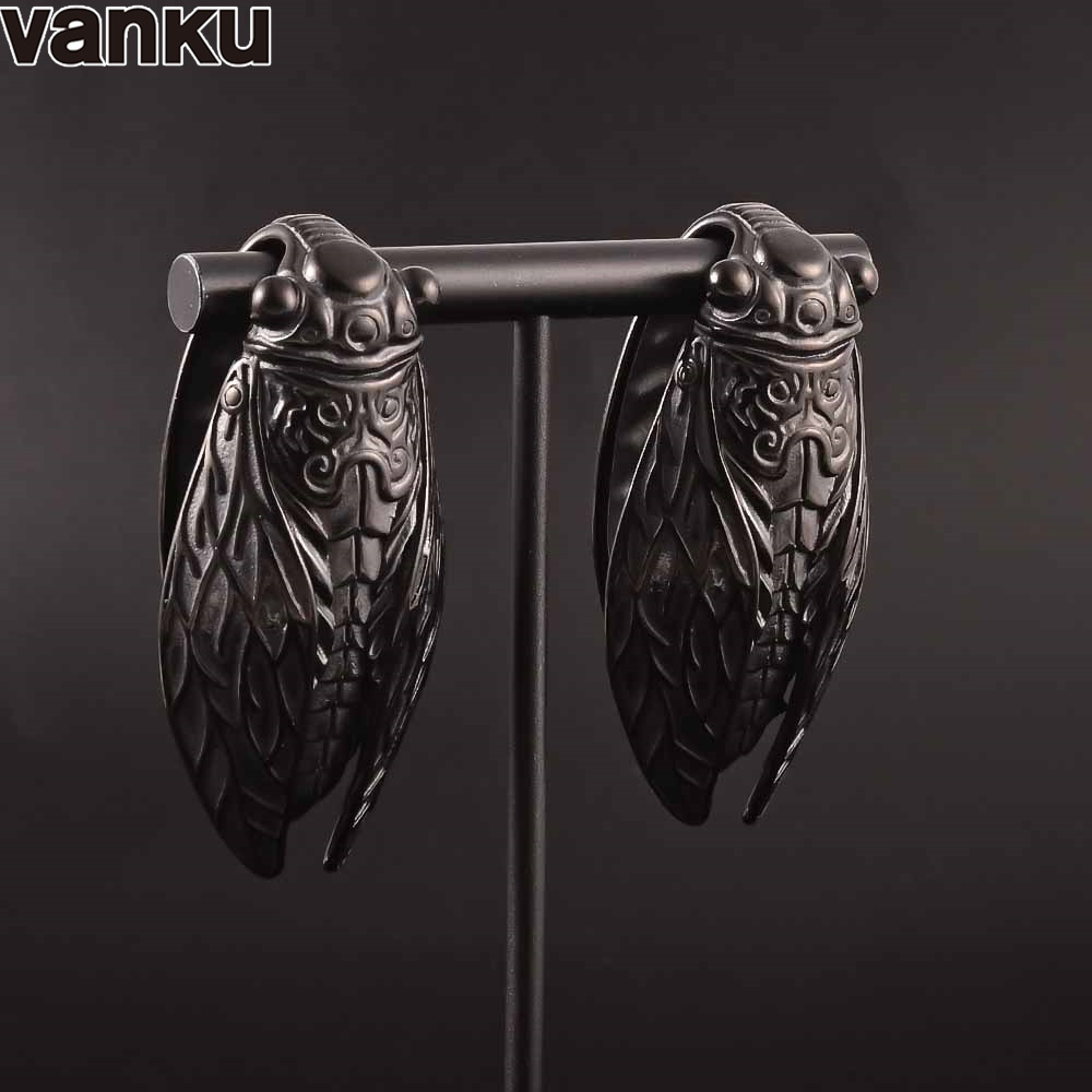 Dental Grills Vanku 2PCS insect Ear Hangers Weights for Stretched Ears Gauges Plugs Body Piercing Tunnels 316LStainless Steel Jewelry 230727